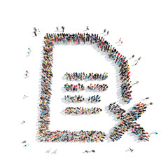 people in the shape of  page.