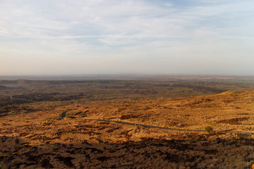 Summer Landscape view from Masaya, Nicaragua