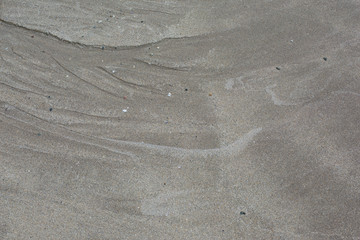 Plakat texture river grey sand 
