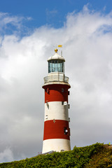 Fototapeta na wymiar Lighthouse in Plymouth, England, Devon, UK