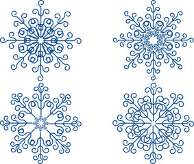 Snowflake Vector Set 