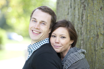 Naklejka premium Happy Young Couple