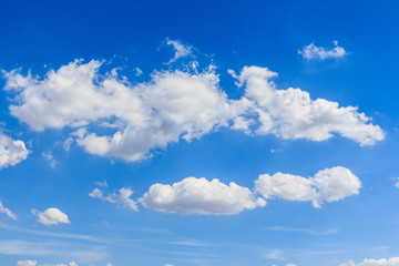 Naklejka na ściany i meble Blue sky with clouds.