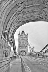 Famous Tower Bridge, London, England, United Kingdom, HDR image