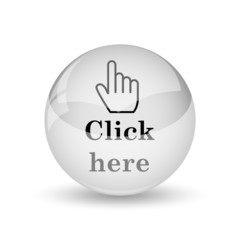 Click here icon