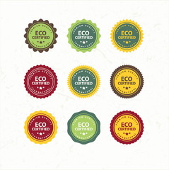 Eco And Bio Labels Collection