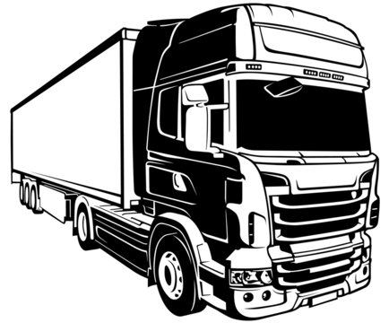 recommend clip art: Trailer Truck
