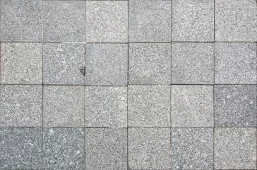 Foto op Canvas Gray Square Pavement. Seamless Tileable Texture. © Suwatchai