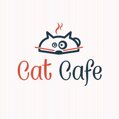  illustration of cat cafe