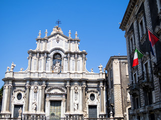Fototapeta na wymiar Cathedral of Catania 