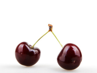 Cherry isolated on white background