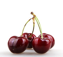 Cherry isolated on white background