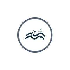 Flying fish icon