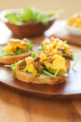 Curried Chicken Salad Crostini 