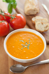 Roasted Tomato Basil Soup