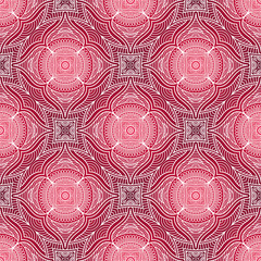 Ethnic floral seamless pattern