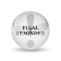 Final reminder icon