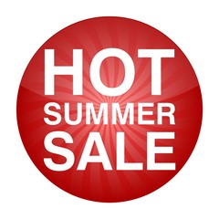 Hot Summer Sale Red Button
