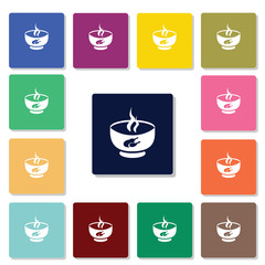 Cup of soup icon