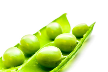 Grüne Erbsen