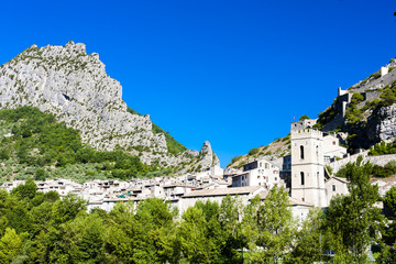 Fototapeta na wymiar Entrevaux, Provence, France