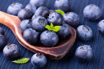 Fresh blueberries - healthy diet