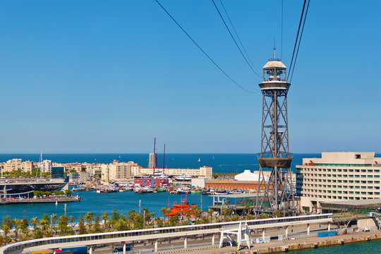 Torre de St. Sebastia Cable Cars