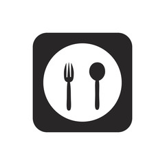 Spoon and fork icon