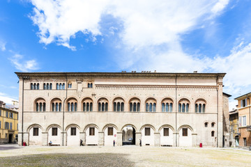 Fototapeta na wymiar Episcopal Palace on Piazza del Duomo, Parma, Emilia-Romagna, Ita
