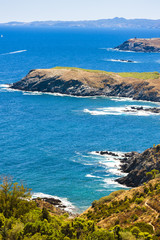 coast of Cote Vermeille, Languedoc-Roussillon, France