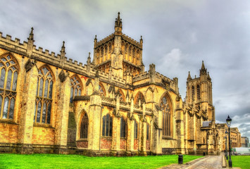 Fototapeta na wymiar Cathedral Church of the Holy and Undivided Trinity (Bristol Cath