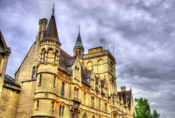Fototapeta na wymiar Balliol College in Oxford - England, United Kingdom