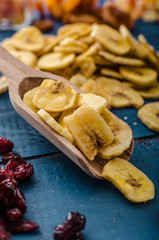 Dried fruits, healthy and delicious