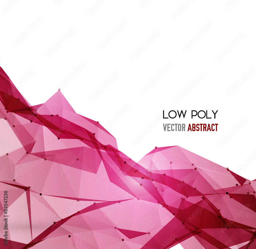 Poster abstract geometric background design
