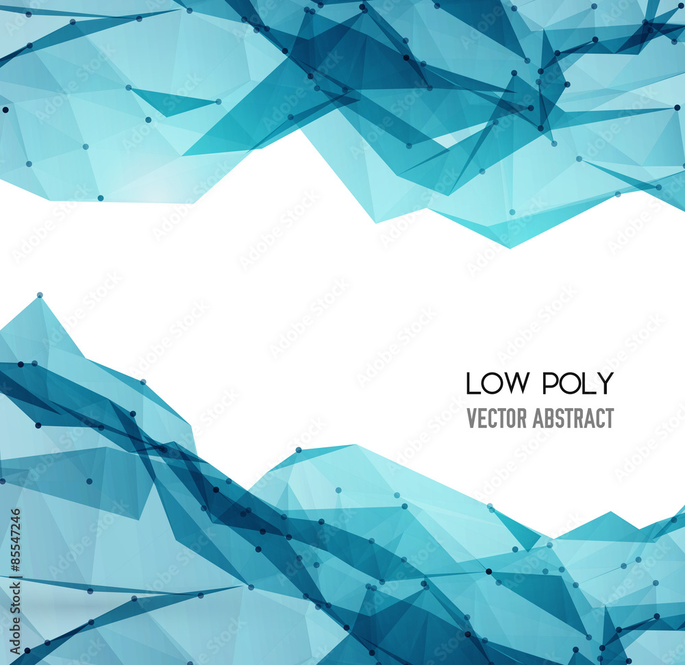 Poster abstract geometric background design