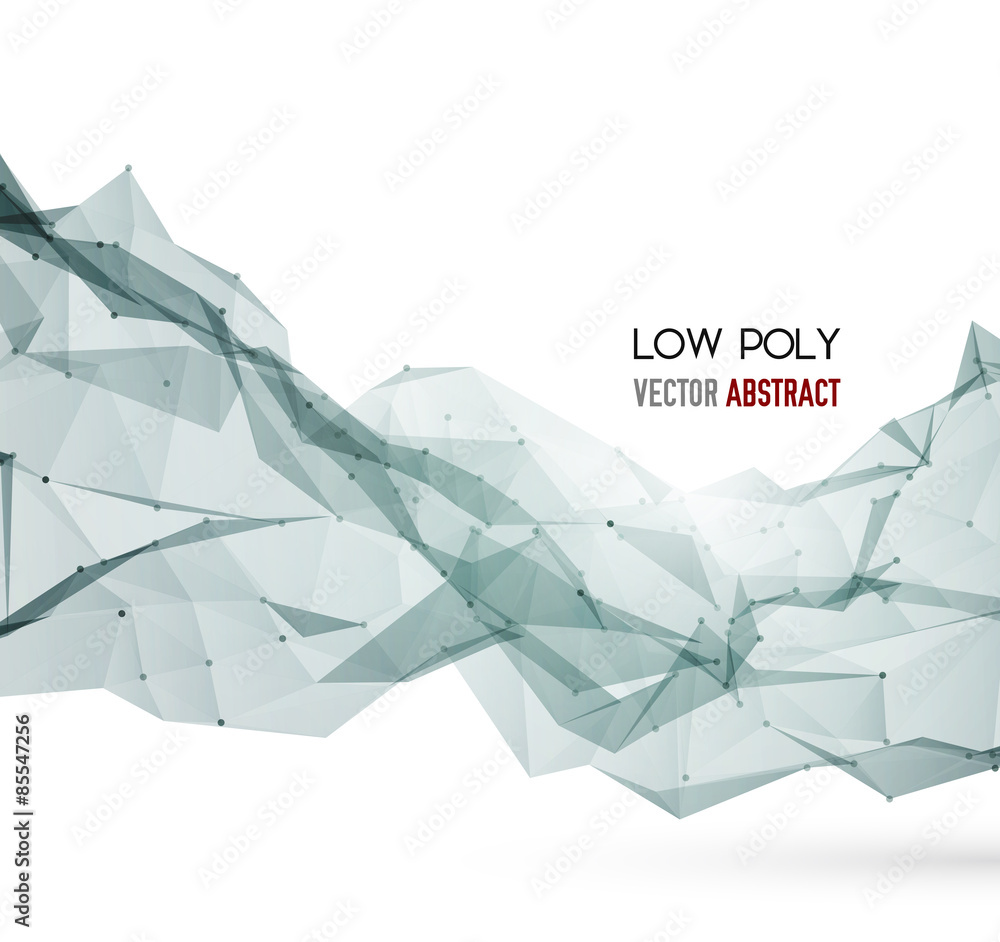 Poster abstract geometric background design