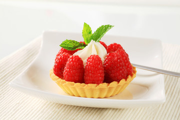 Raspberry tart