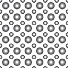Seamless pattern whit gray circles