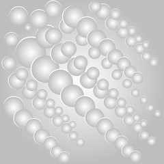 Vector abstract background with bubbles
