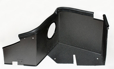 Automotive Heat Shield for short ram air intake in car. 