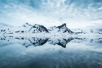 Arctic spring in south Spitsbergen - obrazy, fototapety, plakaty