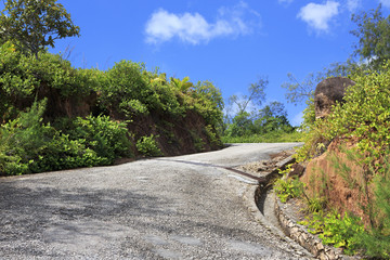 Scenic road on Mount Zimbvabve.