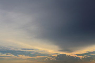 Cloud and Sunset