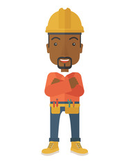 African-american Constructions worker