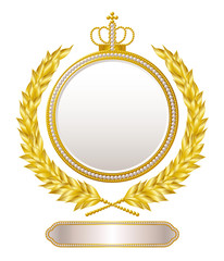 王冠　メダル　エンブレム