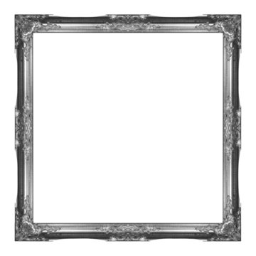 Old Antique Frame Isolated On White Background