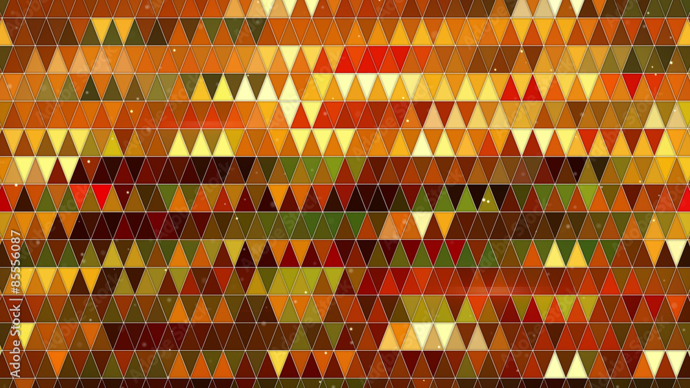 Poster abstract colorful triangles pattern