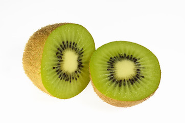 Fototapeta premium kiwi fruit on White background