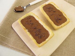 Schokoladen Nougat Tartelettes