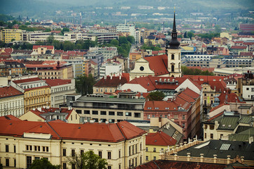 Fototapeta na wymiar View of the city Brno, Czech Republic